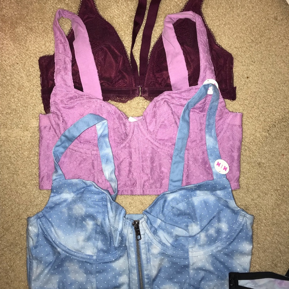 9 pairs Victoria secrets bra/bralette bundle